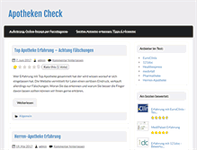 Tablet Screenshot of apo-check.com